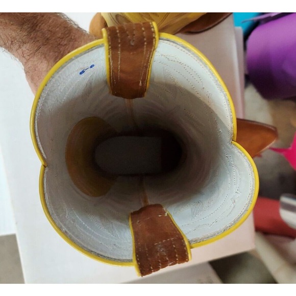 Kimmel Boot Co. Custom Shop Hash Brown Pig Western Cowboy Boots Women's 5.5 B - Picture 8 of 11